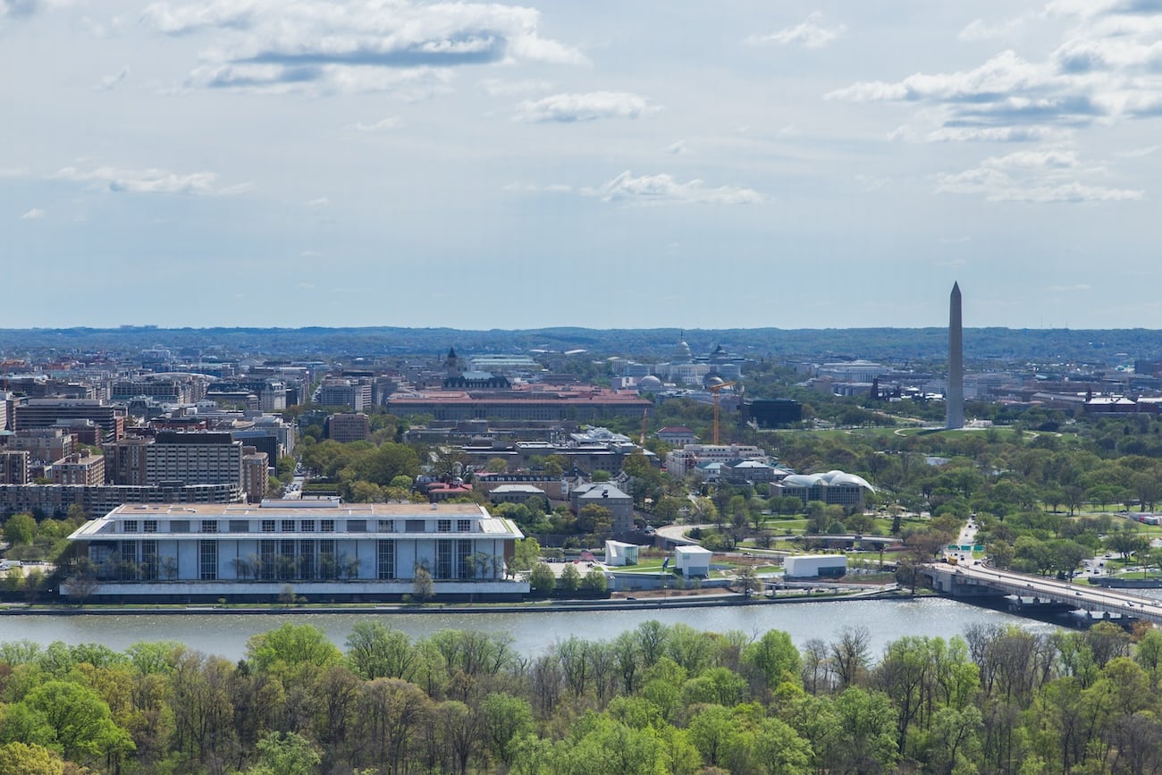 Monter à The View of DC de la CEB Tower à Arlington, pour une vue sur Washington et Arlington
